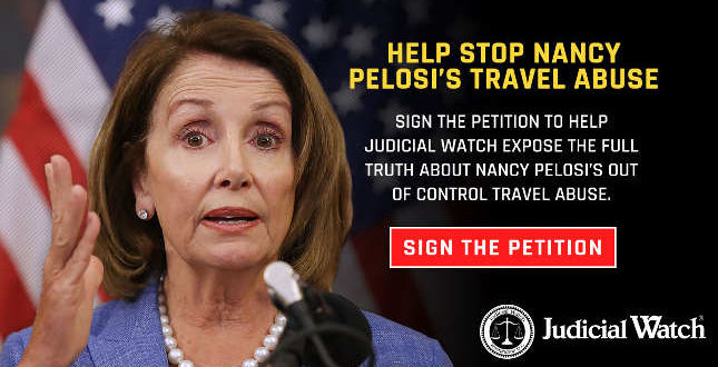 Help Stop Nancy Pelosi's Travel Abuse